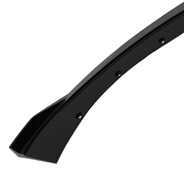 Glossy Black Lip Kit fit for Ford Mustang 2015 2016 2017 Front Lower Bumper Splitter-2