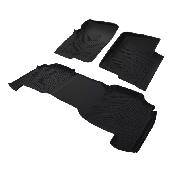 All Weather TPE Car Floor Mats fit for Ford F-150 Super Crew Cab 2004-2008 Anti-Slip-4