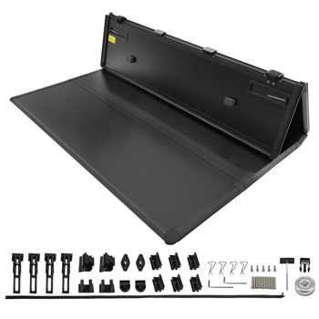 4-Fold Tonneau Cover fit for Nissan Titan XD 2016-2026 6.5ft Hard Quad-Fold