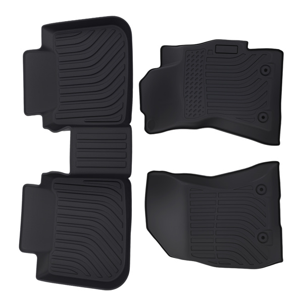 All-Weather Black Carpet Floor Mats fit for Subaru Outback 2015-2019 Custom TPE-6