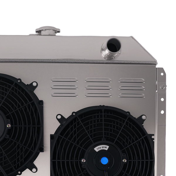 AT Performance Radiator Fan fit for Ford F-Series 68-79 433 3Row Aluminum Downflow-3