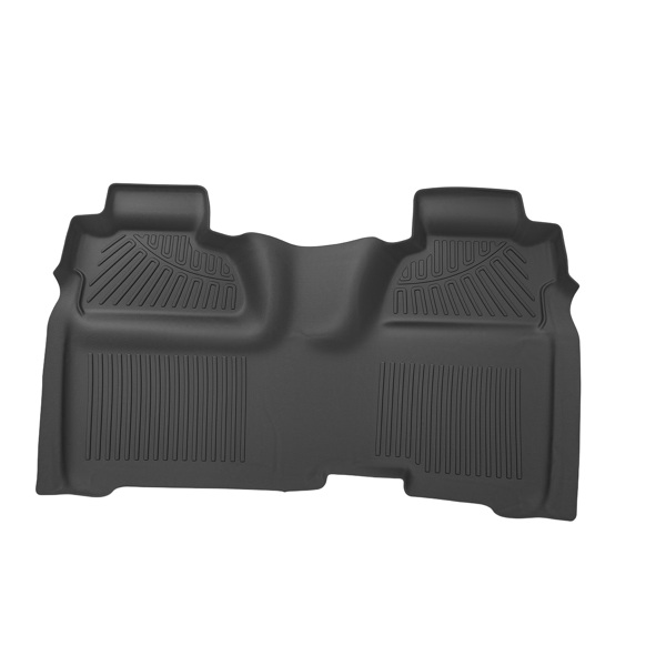 Complete Floor Mats fit for GMC Sierra 1500 2500HD Crew Cab 2014-2019 TPE Waterproof-2