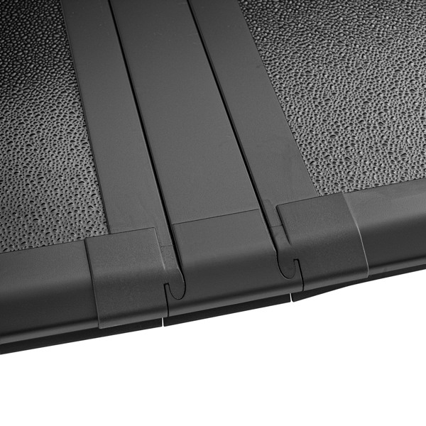 6FT/6.1FT FRP Hard Tri-Fold Tonneau Cover fit fit for Nissan Frontier 2005-26 Black-3