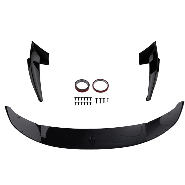 Front Bumper Lip Spoiler Splitter fit for BMW F10 5 Series 2011-2016 M Sport-6