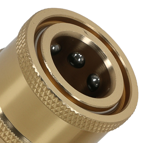 High Pressure Washer Adapter M22-15 Swivel to 3/8" QC  Brass Connection Kit 4pc-2