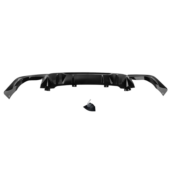 Gloss Black Rear Bumper Diffuser Lip fit for BMW X3 G01 M40i M Sport 2018-2021 US-6
