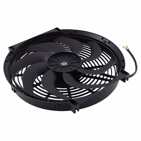 14 Inch Cooling Fan Electric Radiator 12V 90W Universal Assembly-4