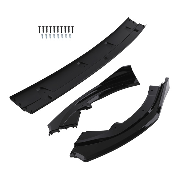 Front Bumper Guard Lip fit for Toyota Camry SE XSE 18-20 Black Plastic Splitter Kits-6
