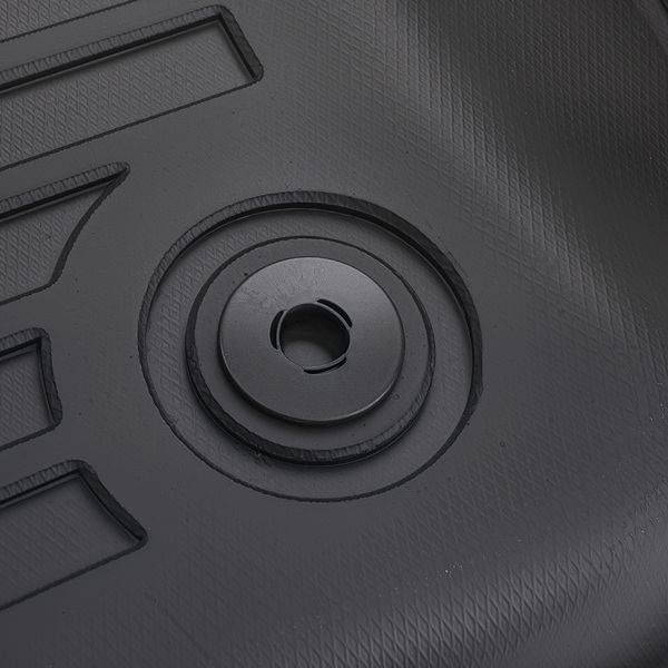 Carpet Floor Mats Liner fit for Volkswagen Tiguan 2018-2023 TPE Rubber Black Set-3
