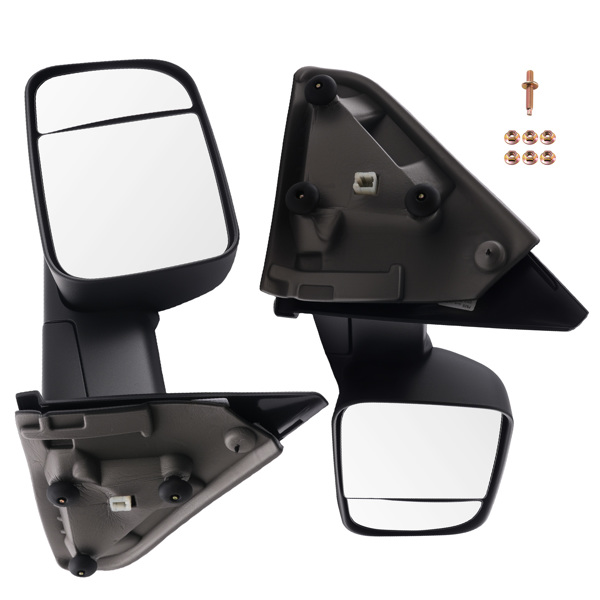 Black ABS Side View Mirror fit for Dodge Ram 2500/3500 2003-2009 Heated Power-6