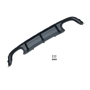 Carbon Fiber Rear Bumper Diffuser Lip fit for Audi S5 A5 Coupe 2012-2017 B8.5 US