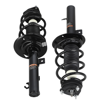 Pair Front Complete Strut w/ Coil Spring fit for 08-11 Ford Focus 272257 272258