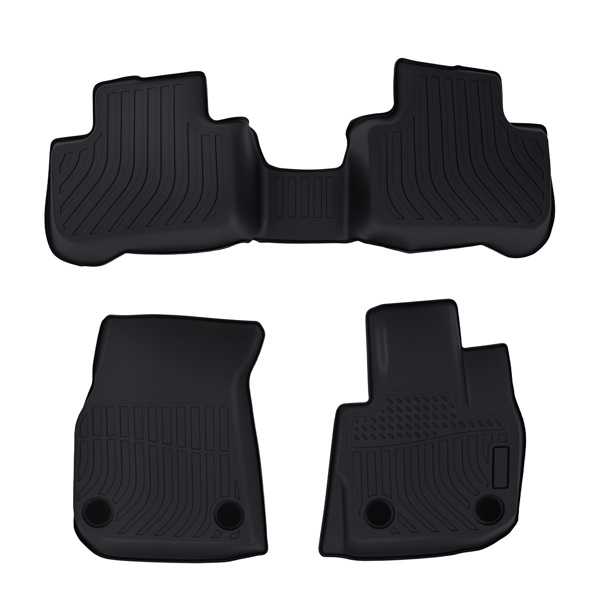 Black Anti-Slip Floor Mats fit for BMW X3 X4 2018-2025 TPE Easy Clean All-Weather-1