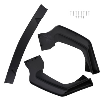 3PC Front Lower Lip Body Kit fit for Infiniti Q50 Sport 2014-2017 Carbon Style
