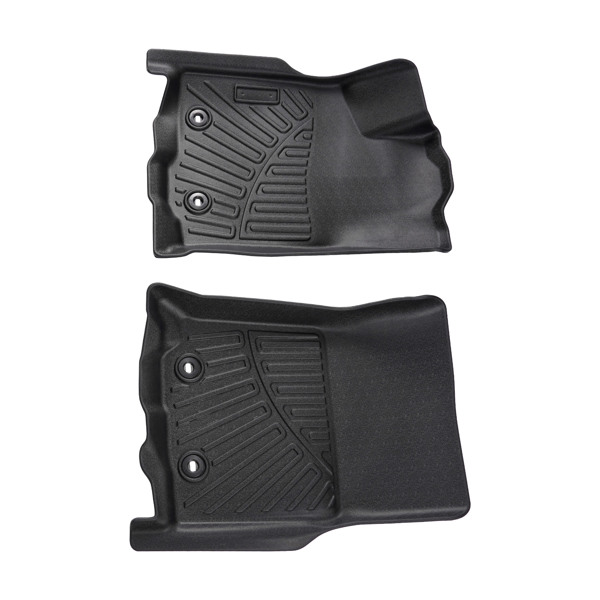 Front Floor Mats + Rear Floor Mat fit for Toyota Tacoma Double Cab 2016-2017 TPE-3