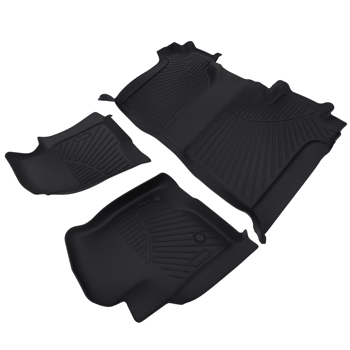 3x Floor Mats Liners Kit fit for Chevy Silverado 1500 Crew Cab 2019-2025 TPE New