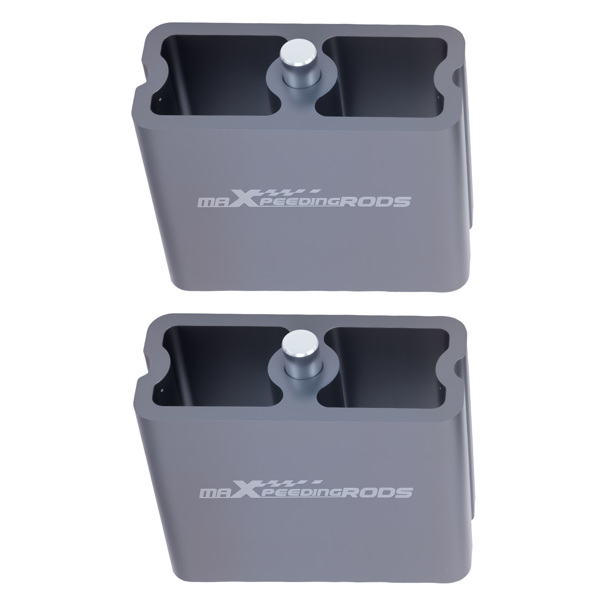 4" Billet Aluminum Suspension Lowering Kit Drop Blocks with U-Bolts Hardware-3