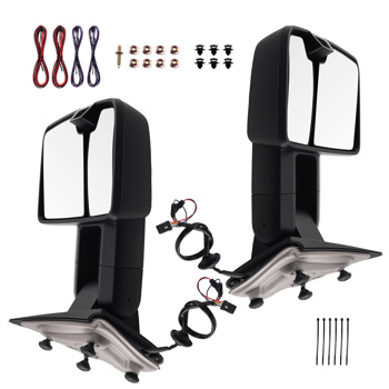 Side Mirror fit for Chevy Silverado 2500HD 3500HD 2015-2019 Dual Glass Arrow Light