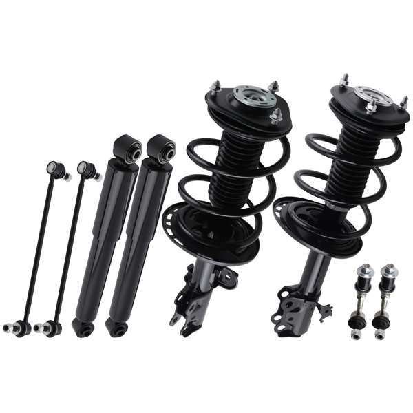 Front Struts & Rear Shocks & Sway Bar Links fit for 2006-2012 Toyota Rav4 Suspension-6