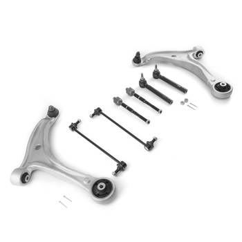 8pcs Front Lower Control Arms Sway Bar Tie Rods fit for 2005 2006-2010 Honda Odyssey