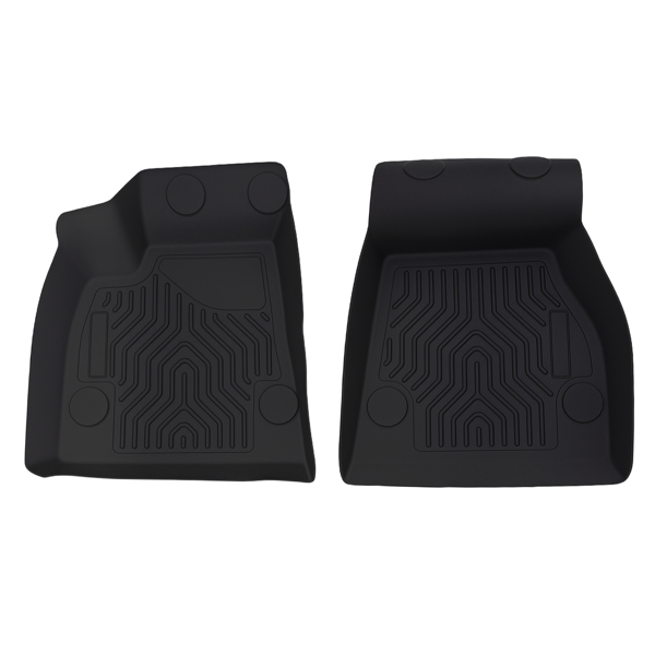 Black All-Weather Floor Mats fit for Tesla Model S 2015-2020 TPE Waterproof Car Mat-1