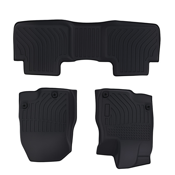 Floor Mats Liner fit for Acura RDX 2019-2025 TPE Rubber Heavy Duty All-Weather-3