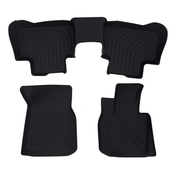 Black Anti-Slip Floor Mats fit for BMW X3 X4 2018-2025 TPE Easy Clean All-Weather-3