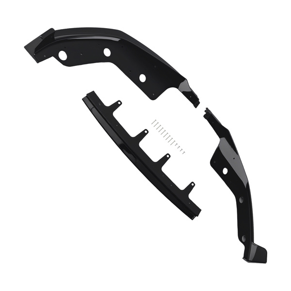 Front Aero Enhancement fit for BMW G20 330i 330e M340i 2019-2022 3PC Black-6