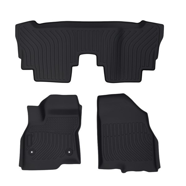 All-Weather Floor Mats fit for Chevrolet Bolt EV 2017-2023 Black TPE Set Car Carpet-3
