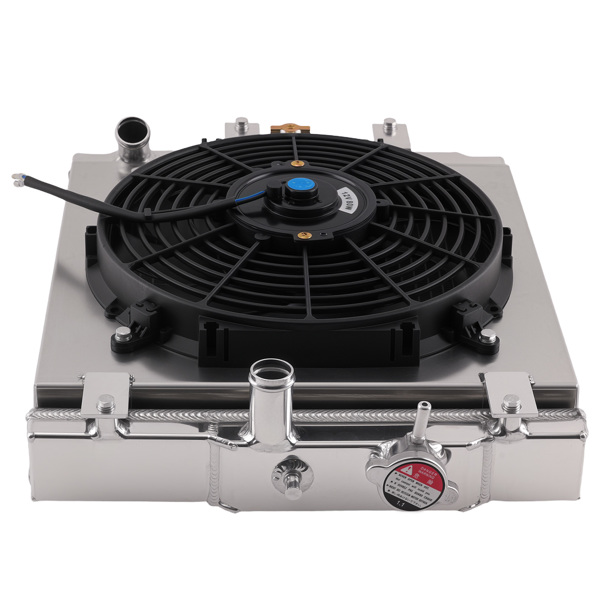 Aluminum Cooling Radiator fit for Honda Del Sol 1993-1997 MT+Fan Shroud Kit-1