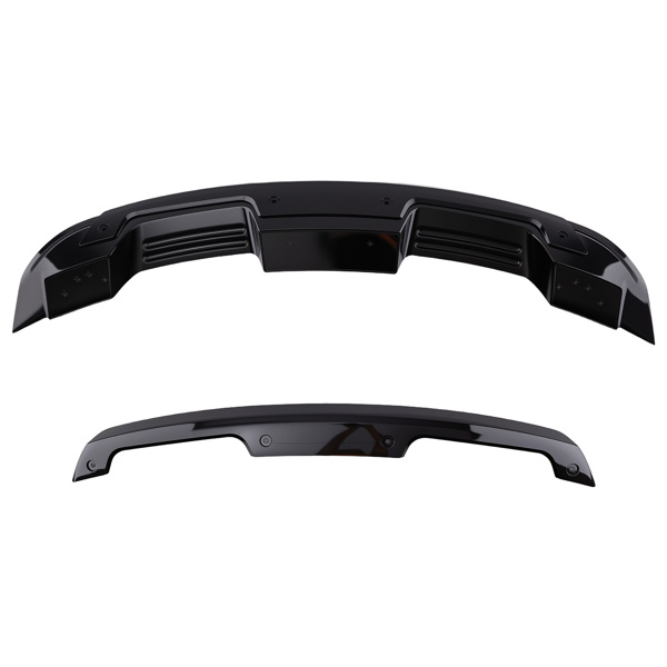 Rear Spoiler Wickerbill fit fit for Ford Mustang 2-Door 2015-2022 Gloss Black-1