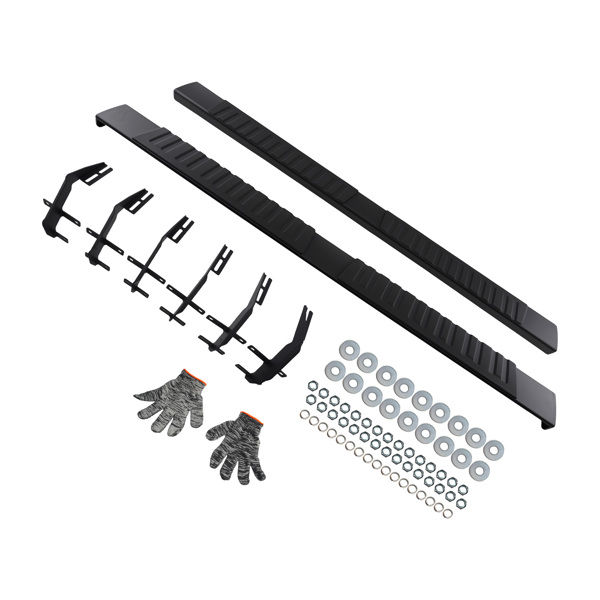 Non-Slip Side Step Running Board  fit for Ford F-150 Super Crew Cab 2015-2025 Black-6