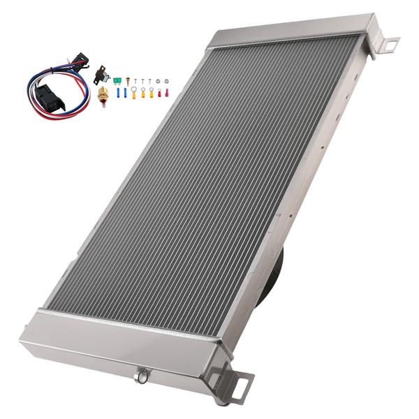 3 Row Radiator Shroud Fan fit for Chevy Suburban Tahoe 4.8 5.3 6.0 V8 2000-2011-6