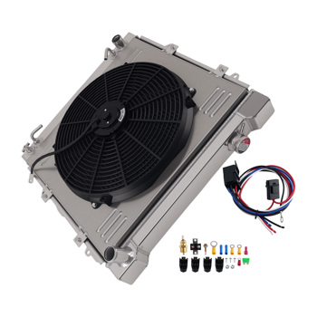 3Row Radiator Shroud Fan fit for Toyota 4Runner/Pickup V6 3.0L 88-95 MC50 Aluminum