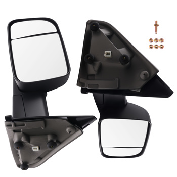 Black ABS Side View Mirror fit for Dodge Ram 2500/3500 2003-2009 Heated Power