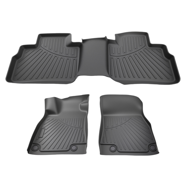 All-Weather Carpet Car Floor Mats Liner fit for Nissan Sentra 2020-25 TPE Non-Slip-6