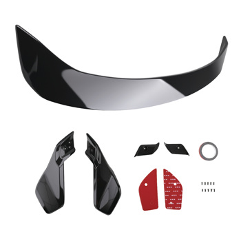 ABS Rear Trunk Spoiler fit for Honda Civic 5-Door 2022-2025 HP Style Gloss Black