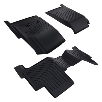 Anti-Slip Carpet Floor Mats fit for Chevy Colorado Crew Cab 2015-2022 Black TPE