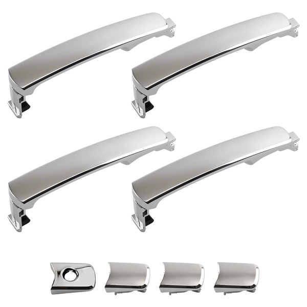 Door Handle 4Pcs fit for Infiniti FX35 FX45 Nissan Murano 80645-CA000 Chrome-6
