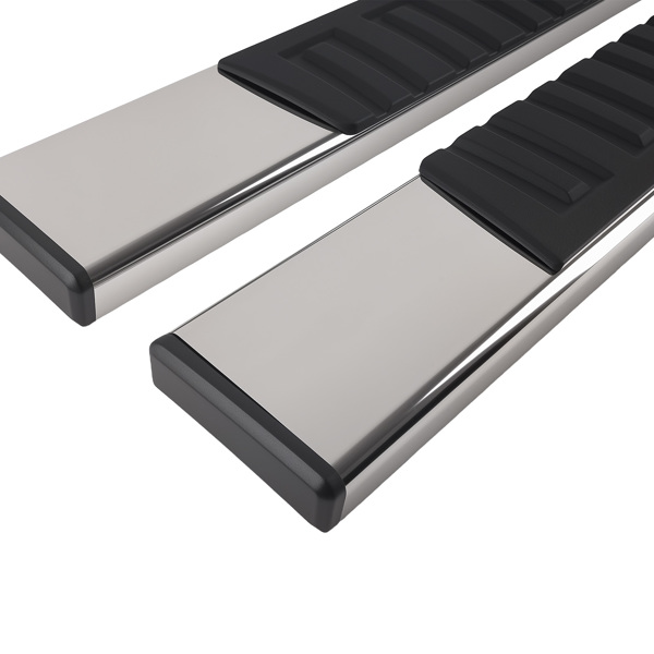 6" Side Step Running Board fit for Chevy GMC Silverado Sierra HD 2019-2025 Black-4