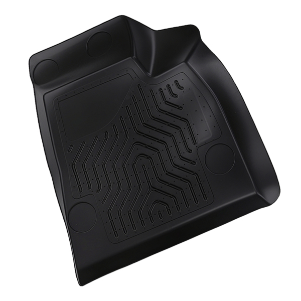Black All-Weather Floor Mats fit for Tesla Model S 2015-2020 TPE Waterproof Car Mat-5