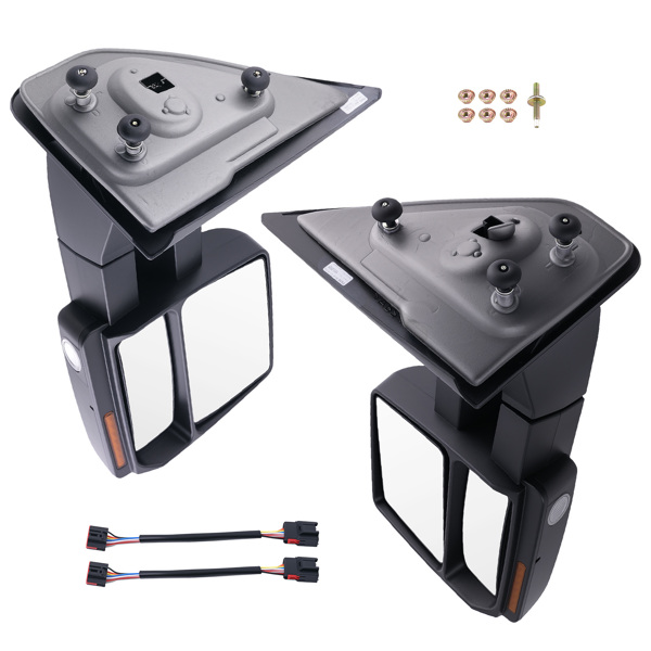 Side Mirrors fit for Ford F-150 2007-2014 FO1320321 Heated LED Turn Signal-6