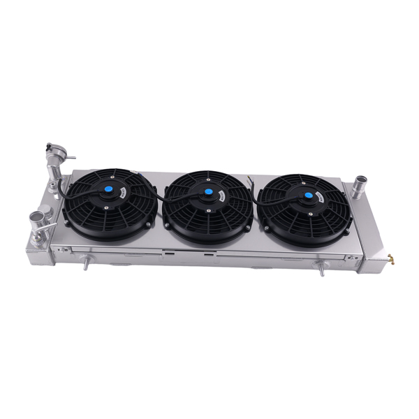 3 Row Aluminum Radiator w/ Shroud Fan fit for Jeep Cherokee 2.5L 1995-2000 MC1193-4