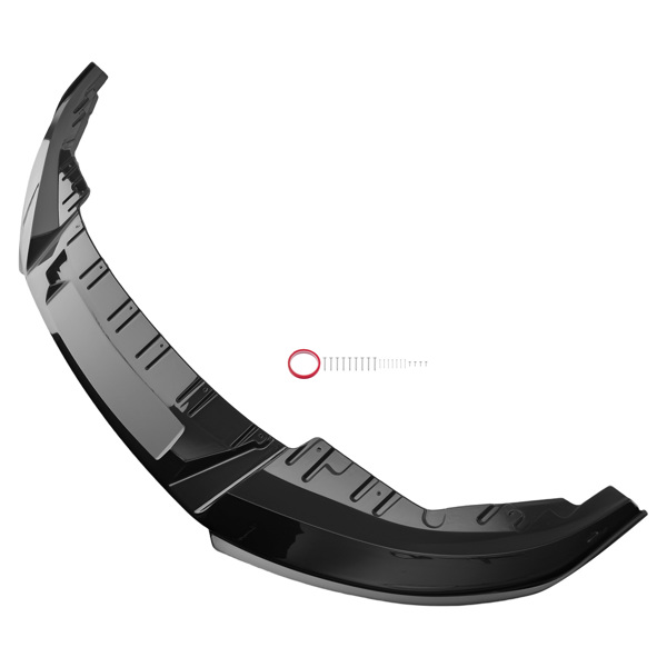Front Bumper Lip Spoiler fit for BMW G26 4 Series M Sport 2021-2024 Gloss Black-6