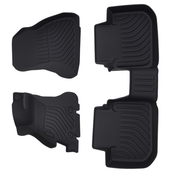 All-Weather TPE Floor Liners fit for Subaru Impreza/WRX/Crosstrek Black Car Carpet