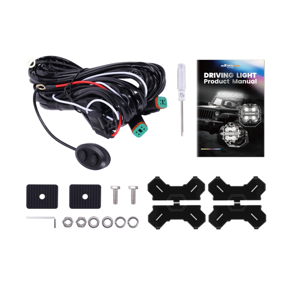 3.5 in/5 in/7 inch LED Work Light Pods Spot Beam Fog Lamp Offroad Driving w/DRL-1