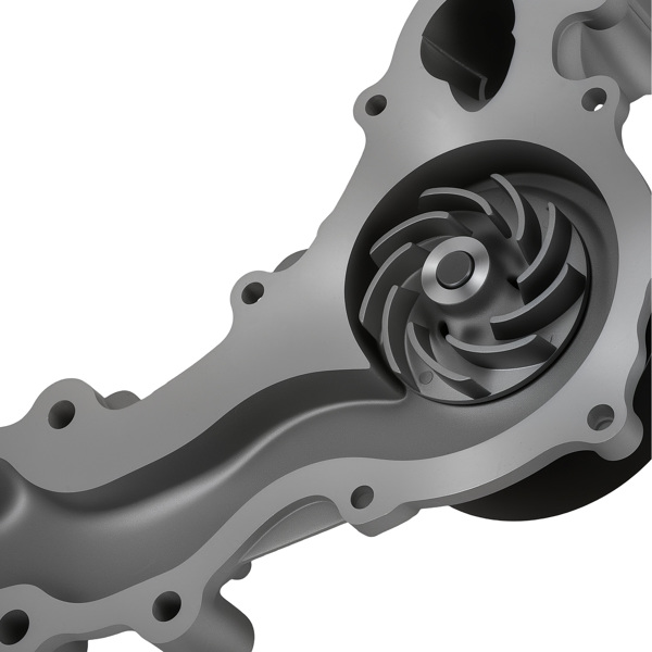 Water Pump fit for Jeep Wrangler 2012-2018 V6 3.6L 68079412AB RL079412AB w/ Gasket-3