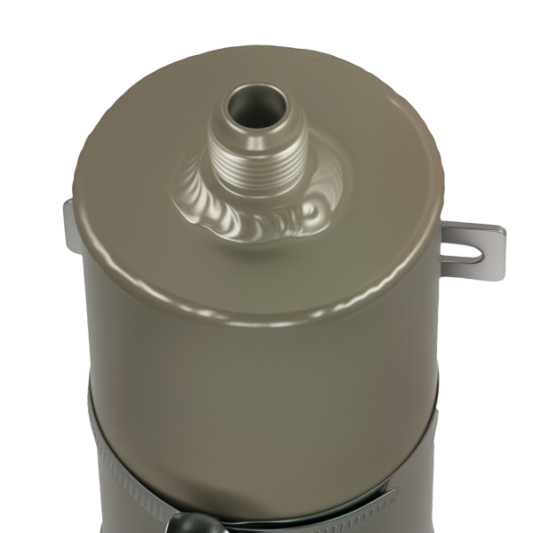 Racing Power Steering Reservoir Universal Performance Silver Aluminum Tank Kit-2