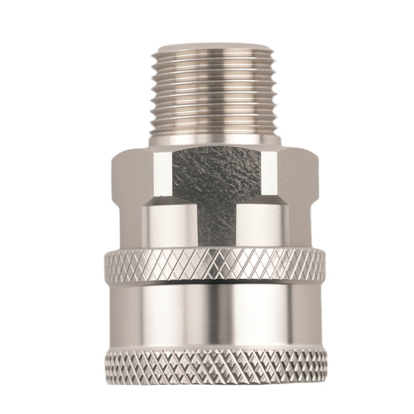3/8" NPT Quick Connect Fitting Adapter Pressure Washer Coupler Steel 4000PSI-4