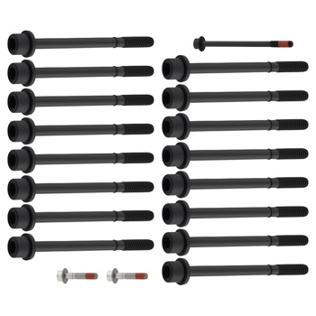 17pcs Cylinder Head Bolts fit for Buick Chevrolet Isuzu 2.8-4.2L DOHC 2002-2010
